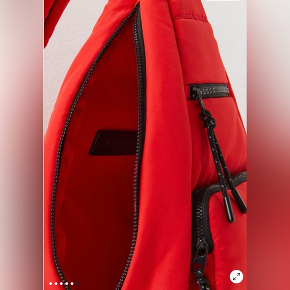 FREE PEOPLE FP Movement Cakewalk Sling Flame New With Tags Red - Picture 5 of 7